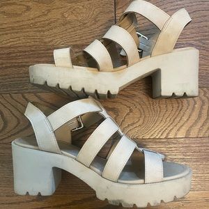 Platform Sun + Stone sandals